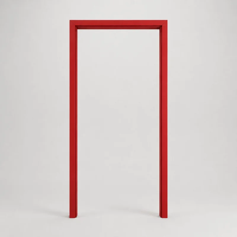 batente para drywall vermelho