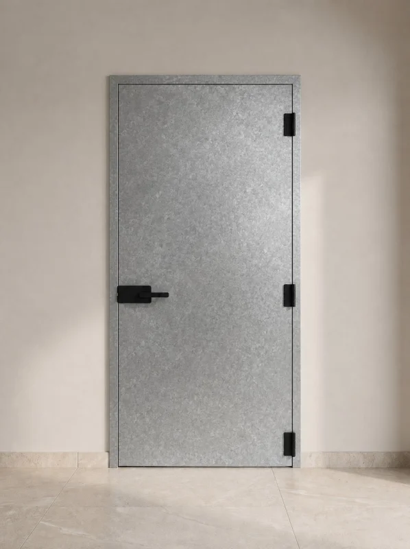 porta corta fogo vermelho