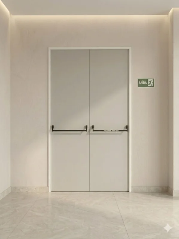 Porta Dupla Corta-Fogo